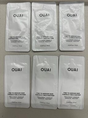 OUAI White Treatment Masque Sachet Set (6 Pack) 10ml each